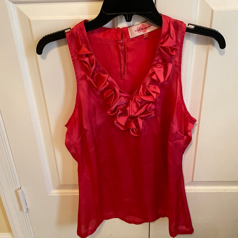 Low V-Neck Classy Blouse